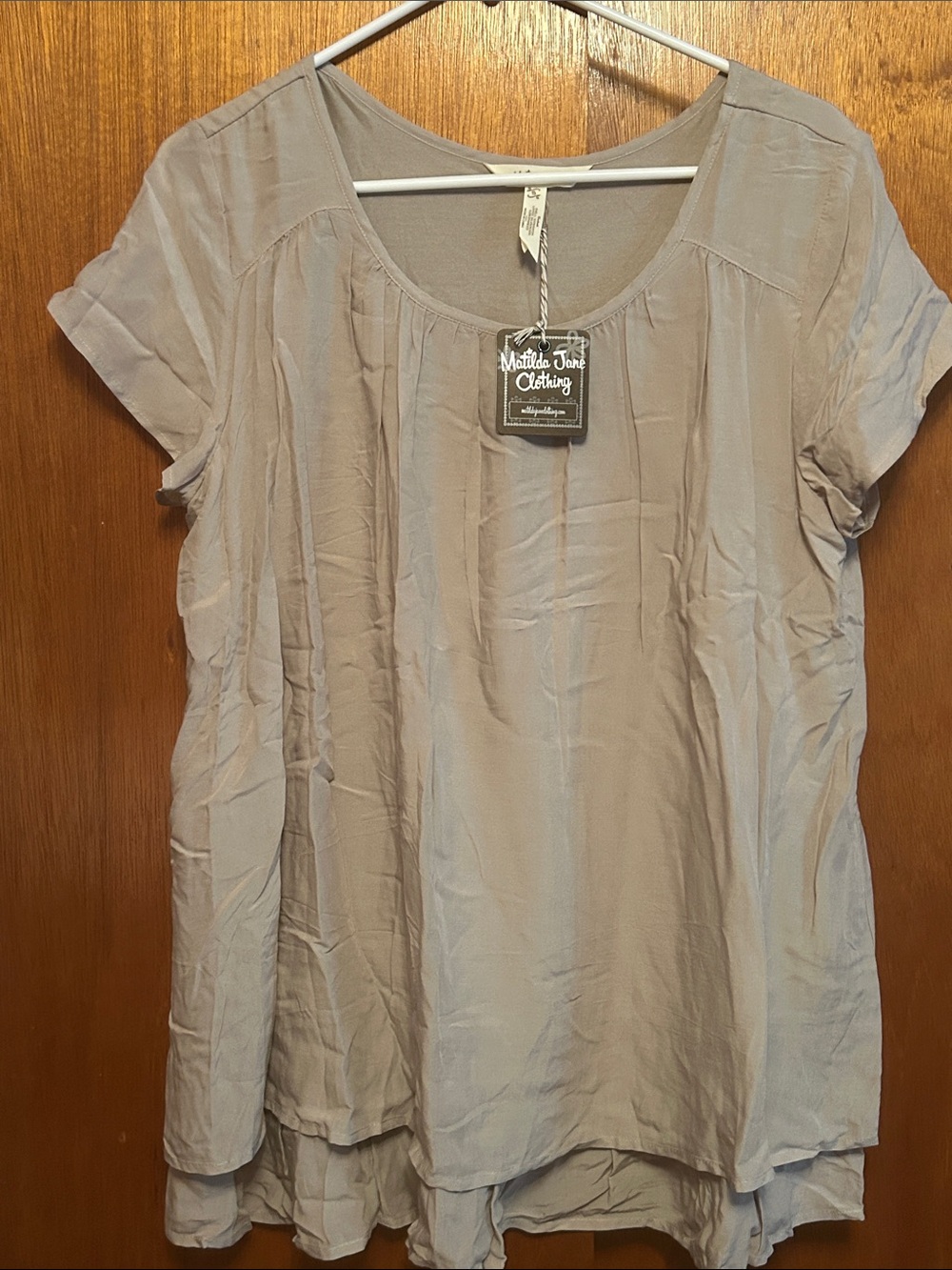 Matilda Jane Light Beige Short Sleeve Dress